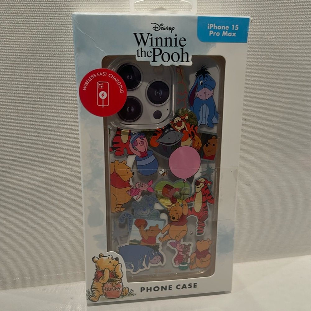 Disney’s Winnie the Pooh Protective IPhone 15 Pro Max Case.